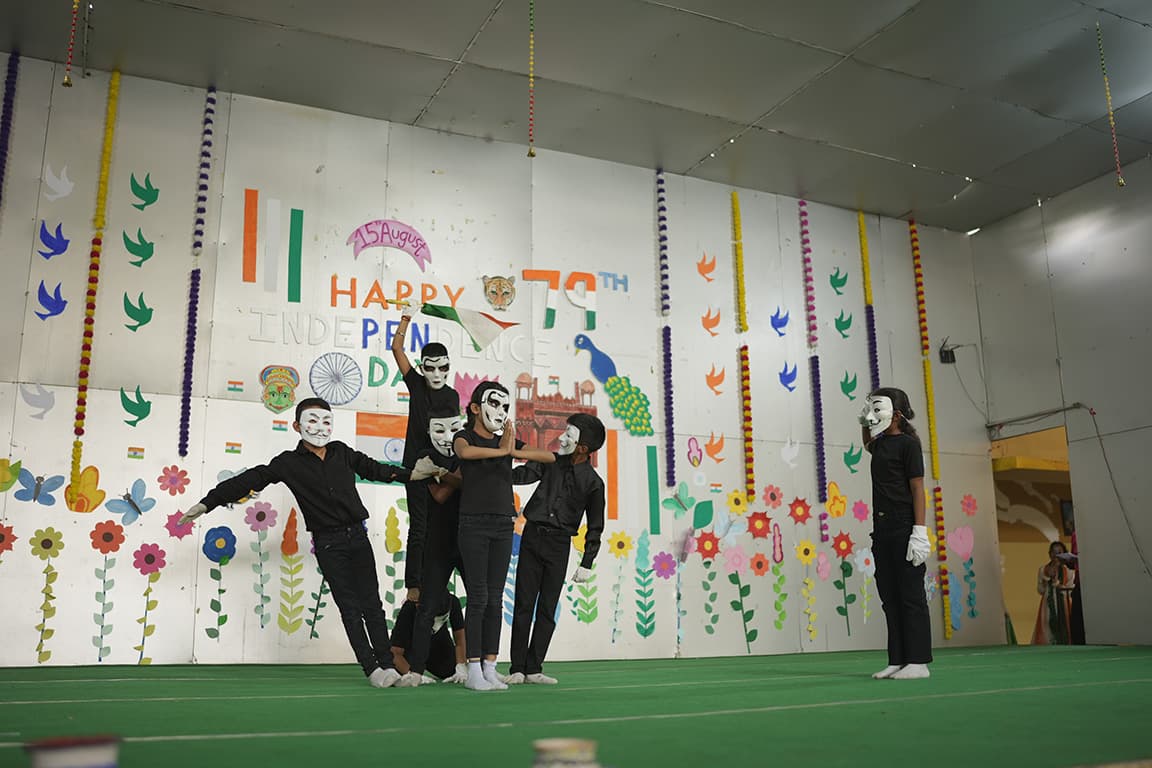 Friends sharing a smile after the show