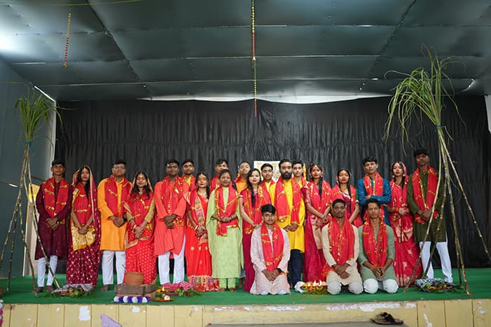 Students celebrating achievements together